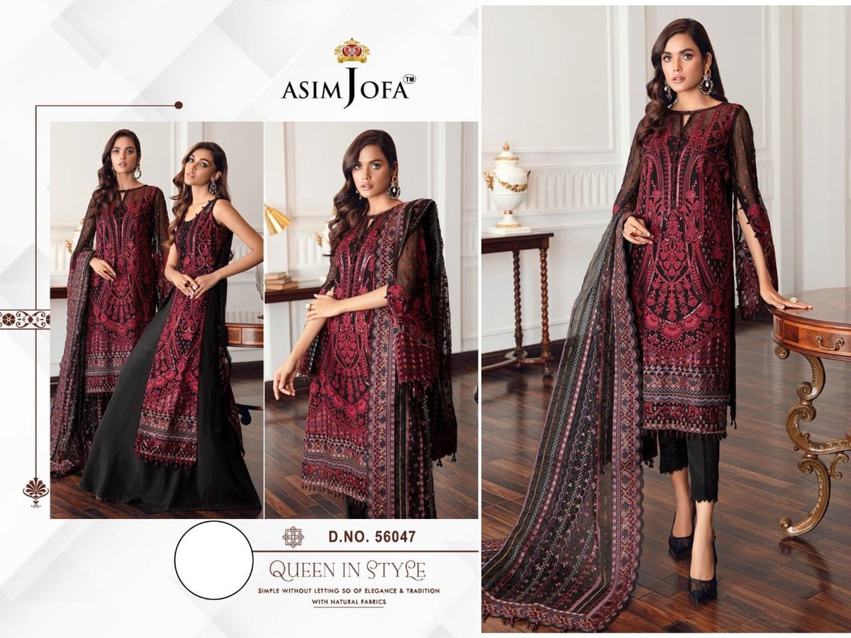 Asim Jofa Super Hit 56047 Dress Material 1
