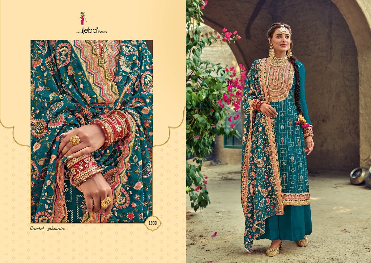 Eba Lifestyle Satrangi Karwa Chauth Collection 21 1207-1210 Series 3