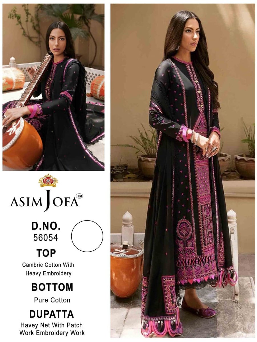 Asim Jofa Super Hit 56054 Dress Material 1