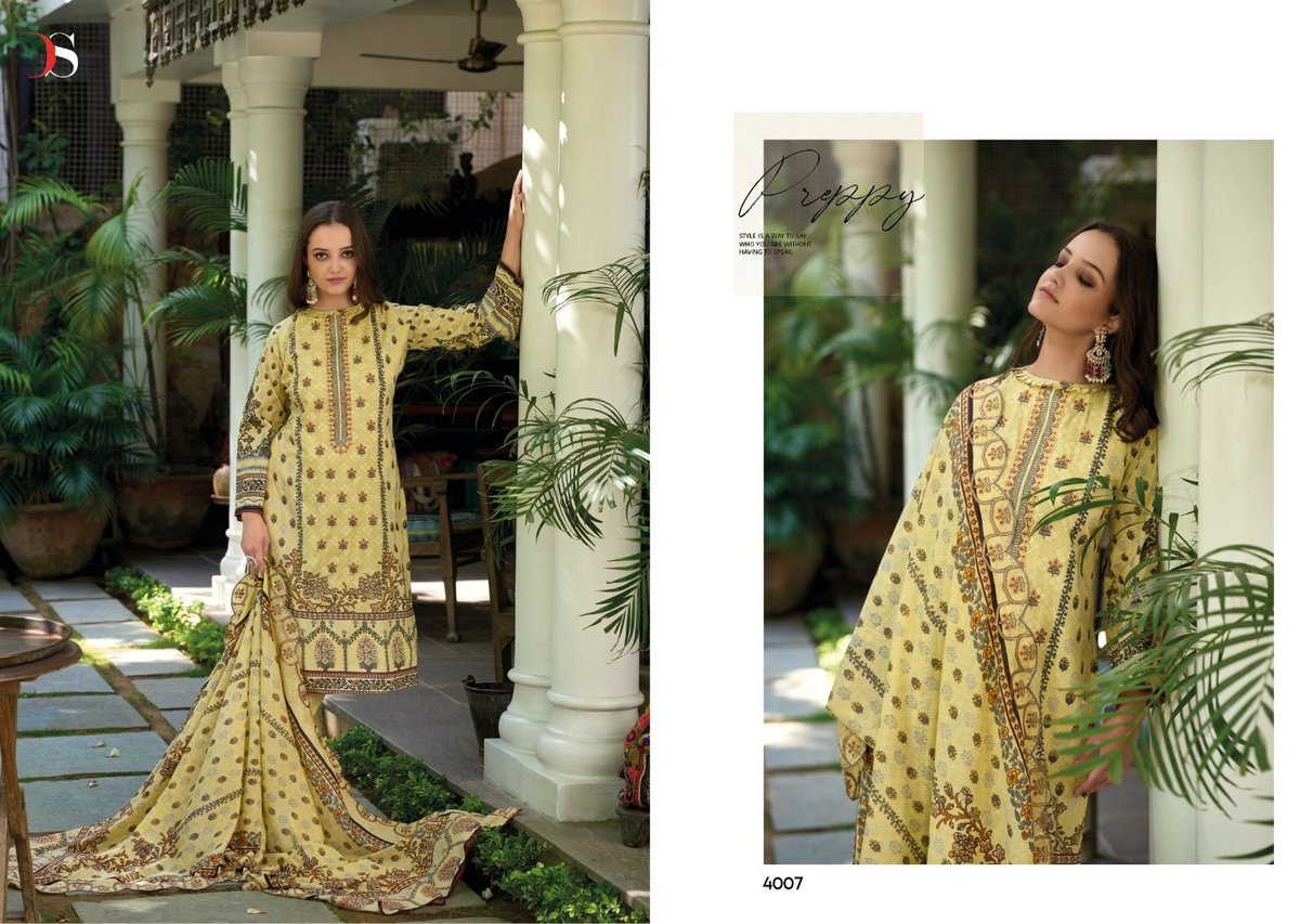 Deepsy Suit Bin Saeed Lawn Collection Vol-4 4001-4008 Series 7