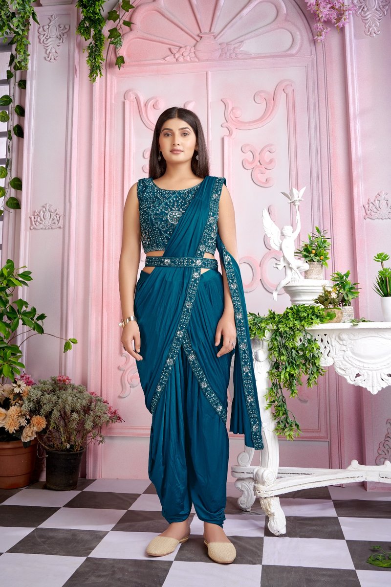 Aamoha Trendz Ready Made Designer Saree 1015950 Colors 5