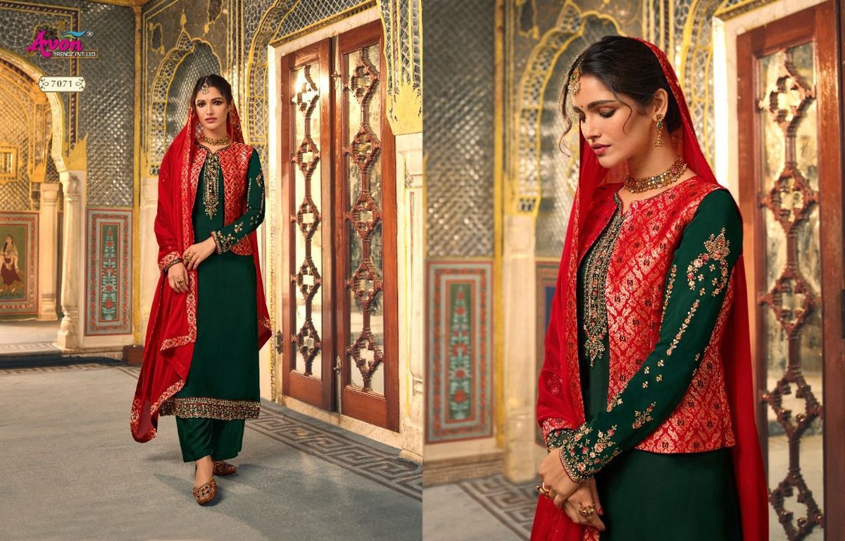 Avon Trendz Aarohi Jacket Vol-22 7071-7075 Series 1