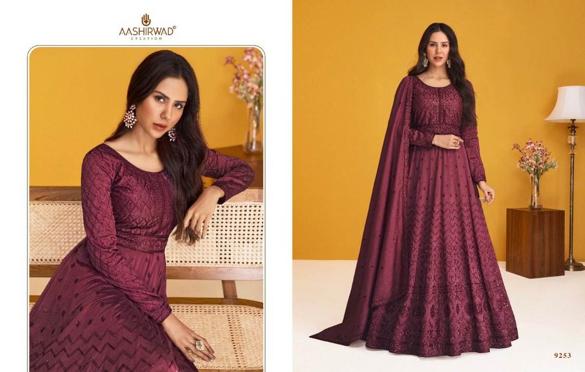 Aashirwad Creation Gulkand Roop 9253-9257 Series 1