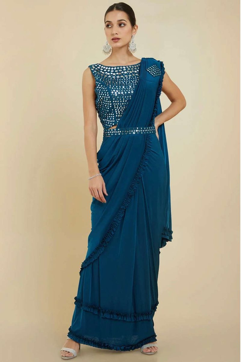 Aamoha Trendz Ready To Wear Designer Saree 214 Colors 4