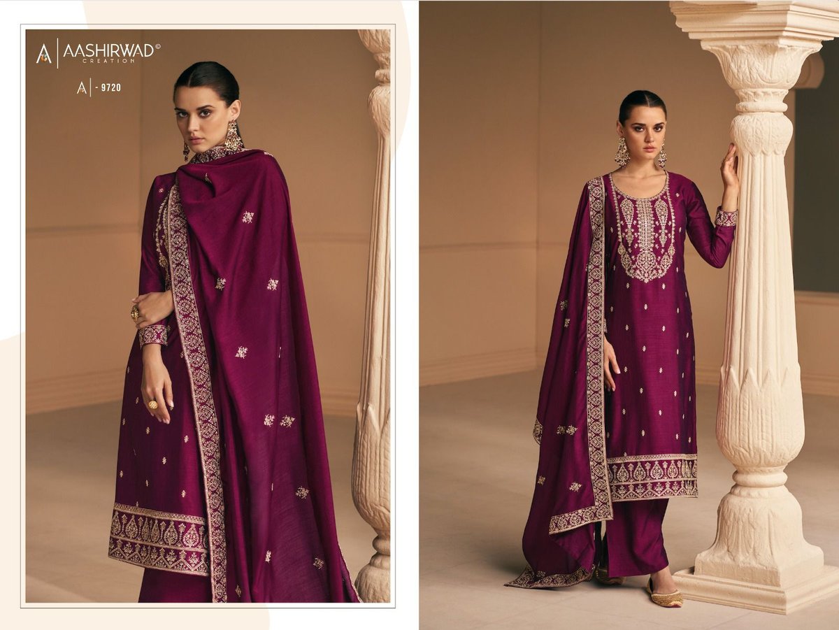 Aashirwad Creation Geetika 9719-9722 Series 2