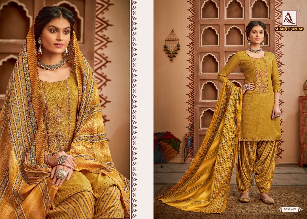Alok Suits Shan E Punjab 533-001-533-010 Series 2