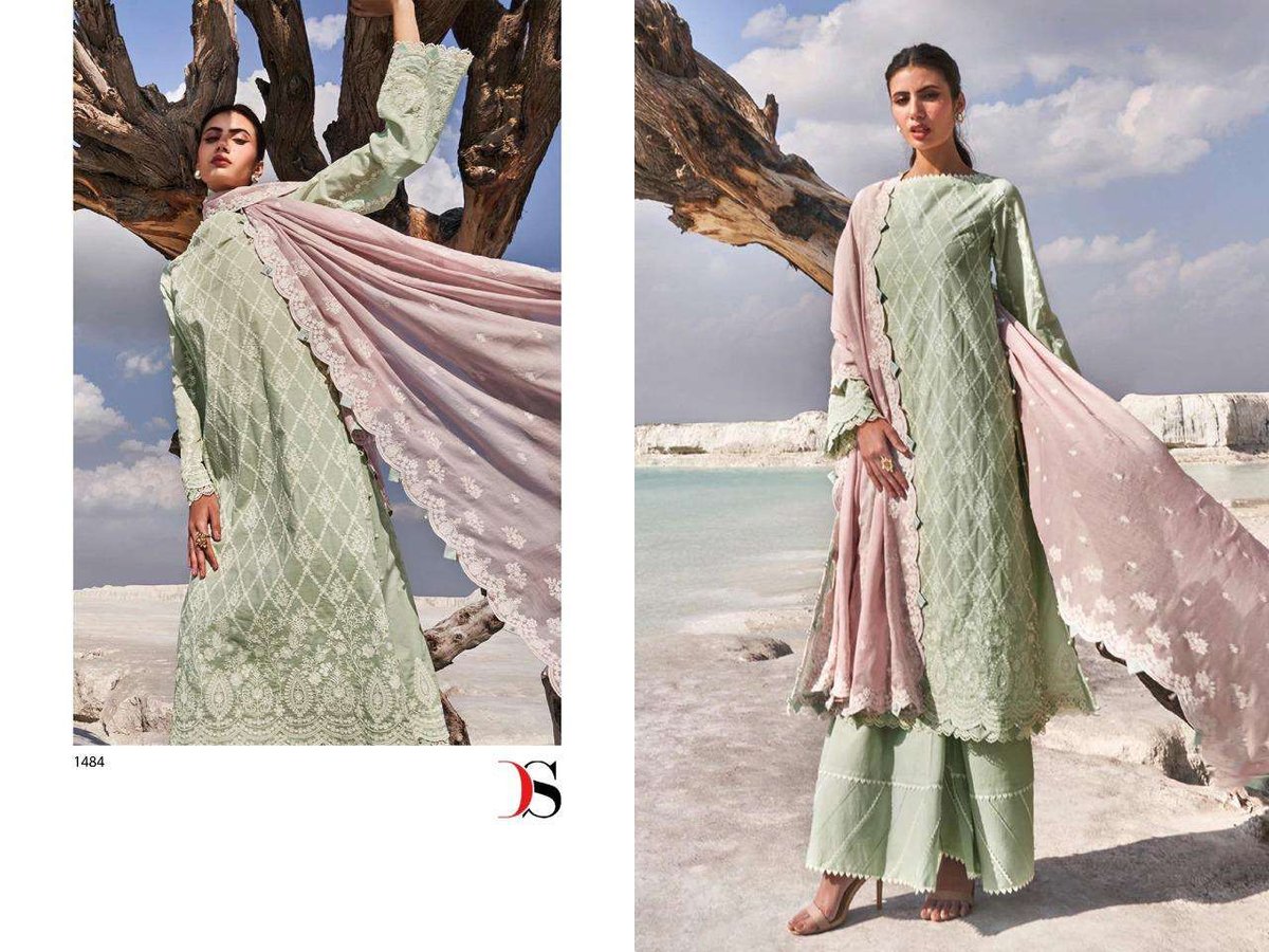 Deepsy Suits Lawnkari Vol-22 1481-1487 Series 4