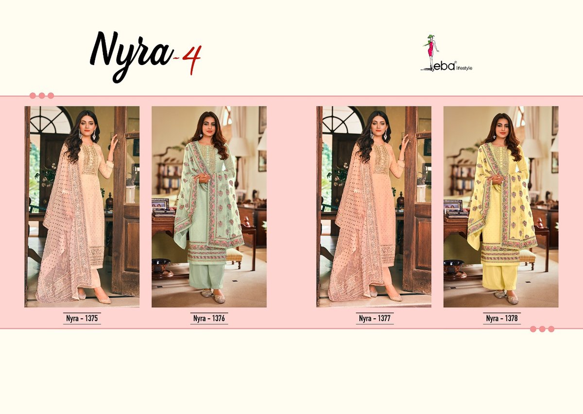 Eba Lifestyle Nyra Vol-4 1375-1378 Series 5