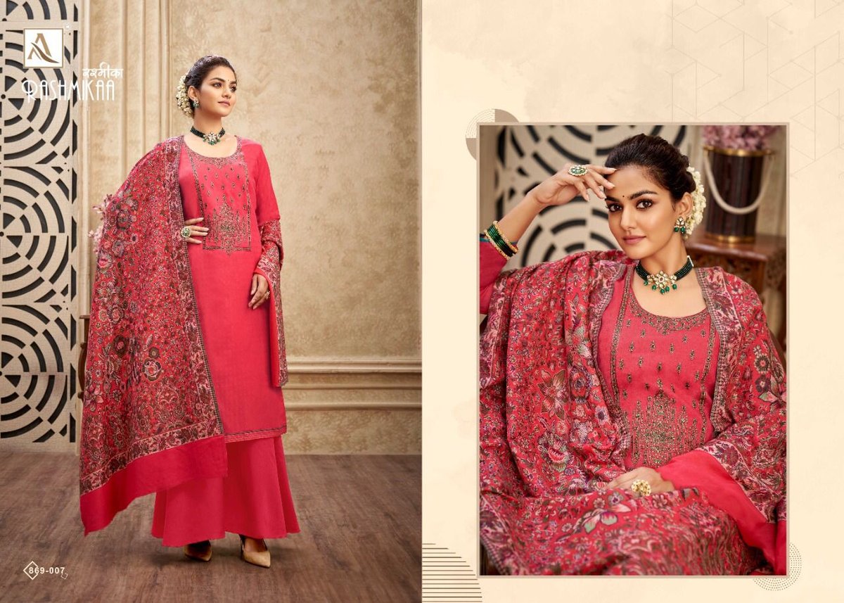 Alok Suits Rashmika 869-001 to 869-007 Series 7