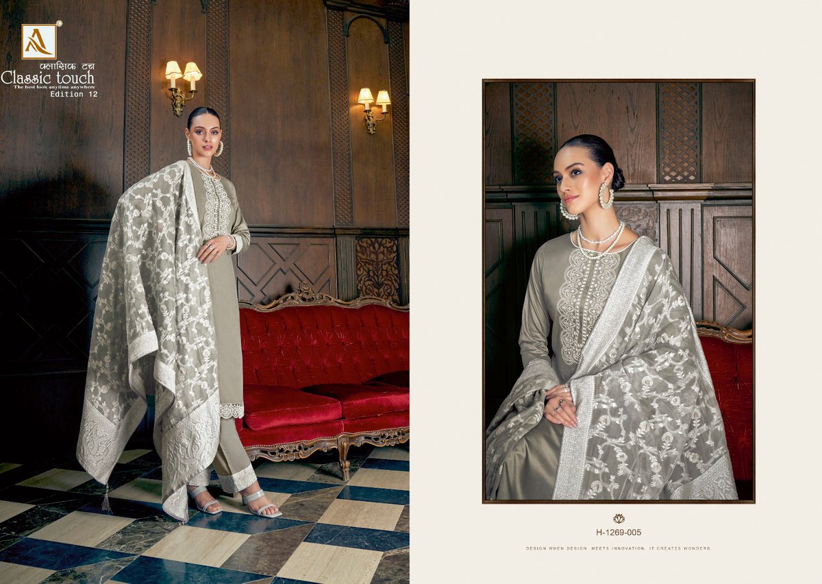 Alok Suit Classic Touch Edition Vol-12 1269-001 to 1269-006 Series 5