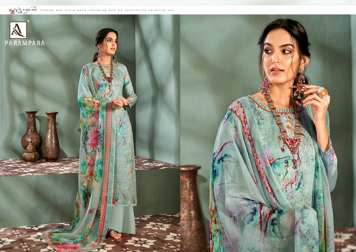 Alok Suits Parampara 806-001 to 806-010 Series 8