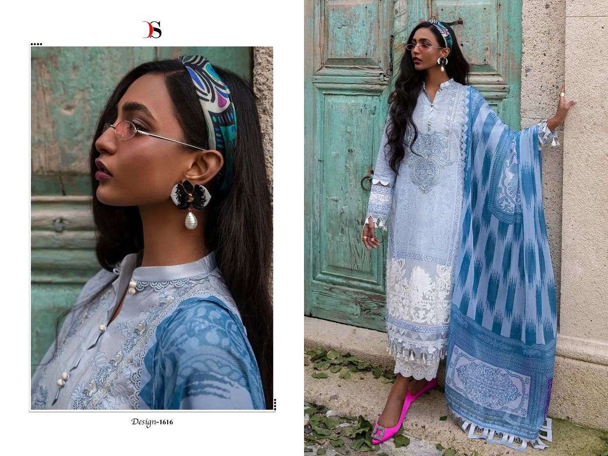 Deepsy Suits Sana Safinaz Muzlin Vol-22 1611-1618 Series 6