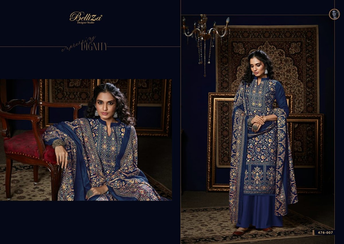 Belliza Designer Alisha Vol-3 476-001-476-010 Series 7