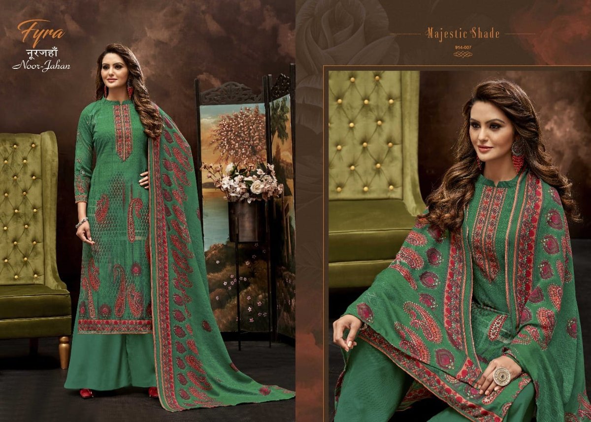 Alok Suits Fyra Noor Jahan 914-001 to 917-010 Series 7