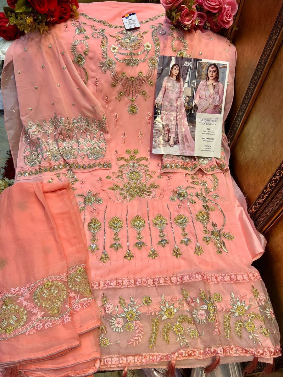 AL Khushbu Designer Suit 2018 Design 2