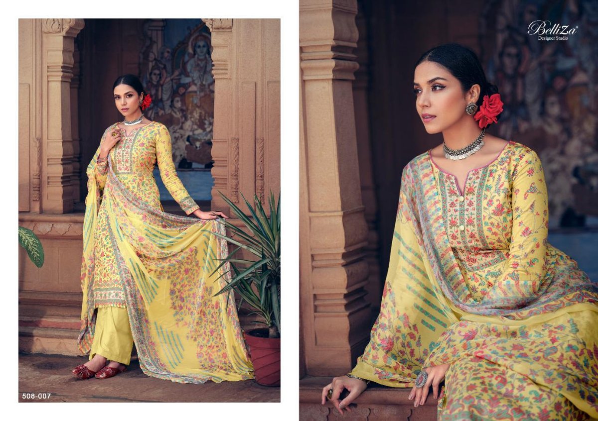 Belliza Designer Swara 508-001 to 508-010 Series 7