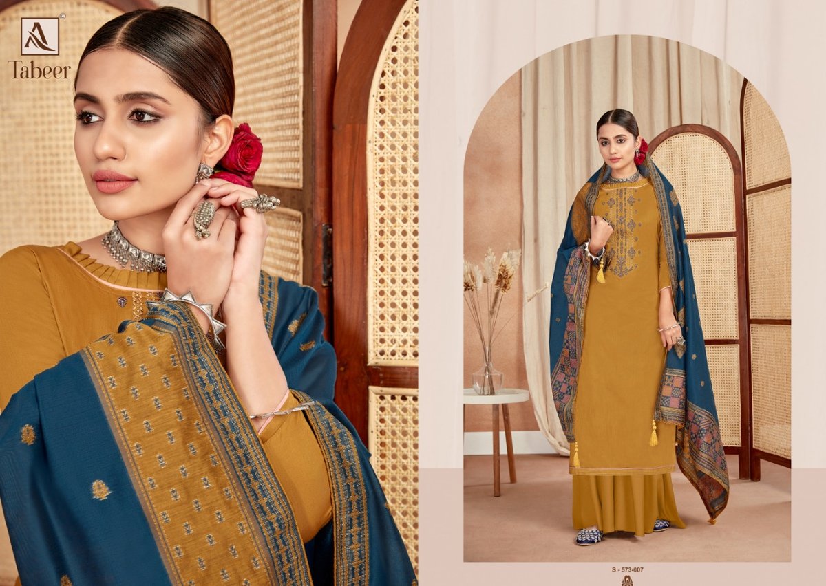Alok Suits Tabeer 573-001 to 573-008 Series 7