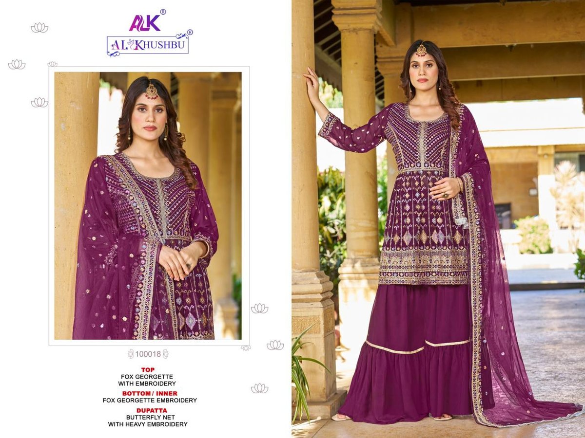 AL Khushbu Aaina Vol-1 Ready Made 100016-100018 Series 3