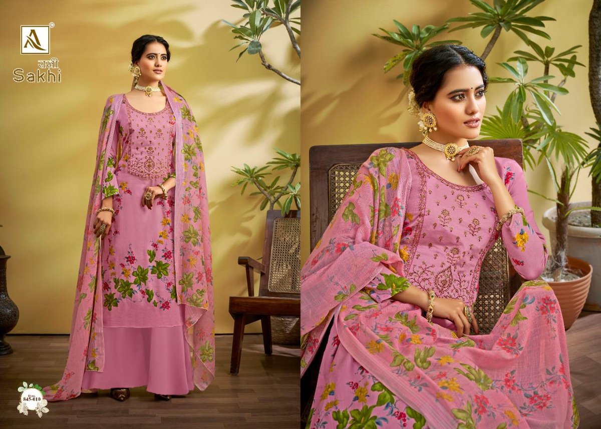 Alok Suits Sakhi 845-001 to 845-010 Series 10