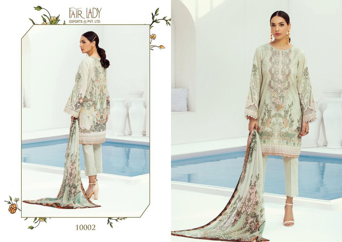 Fair Lady Exports Farasha Lawn 10001-10007 Series 2