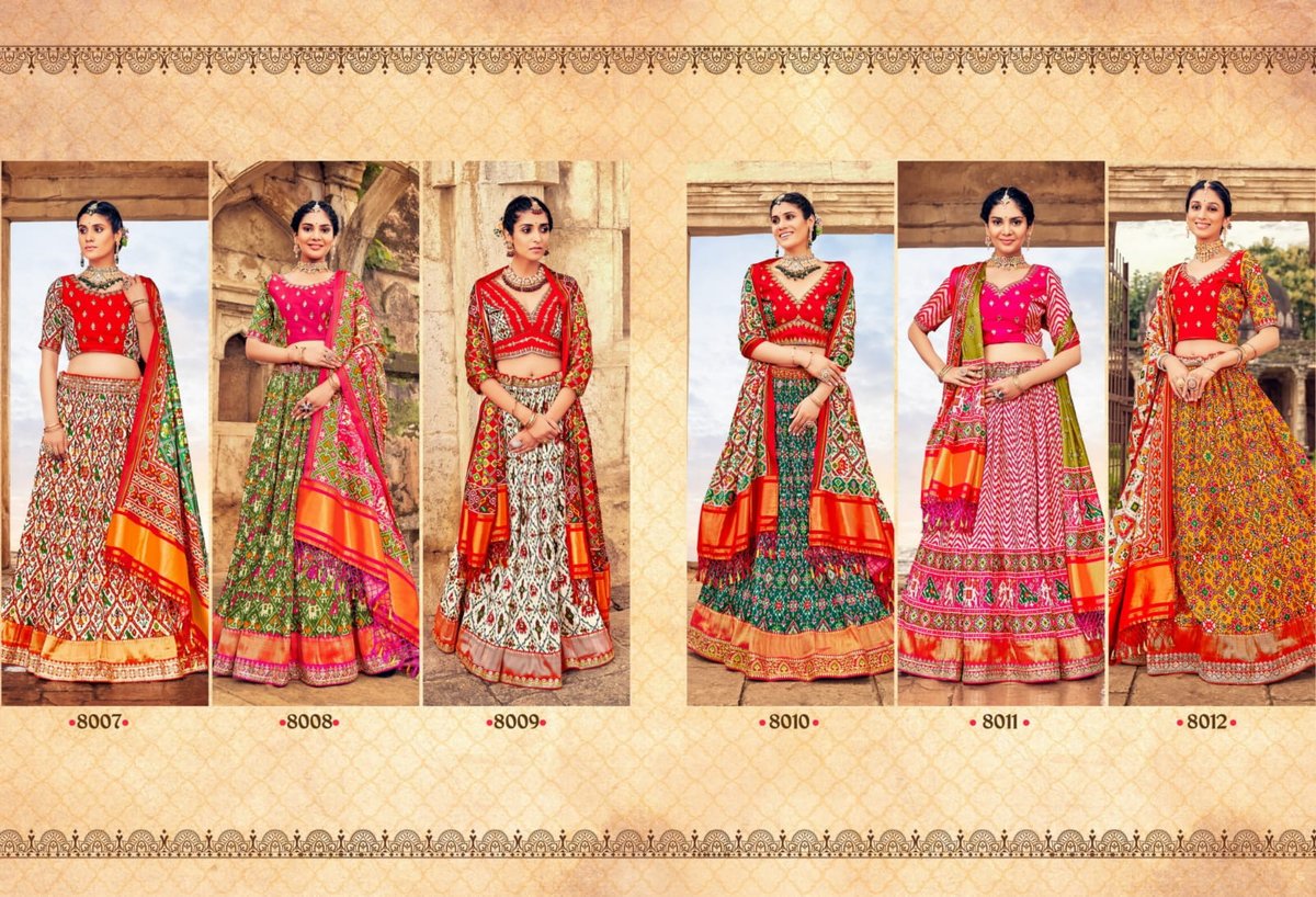 Gajraj Fashion Lehenga 8007-8012 Series 7