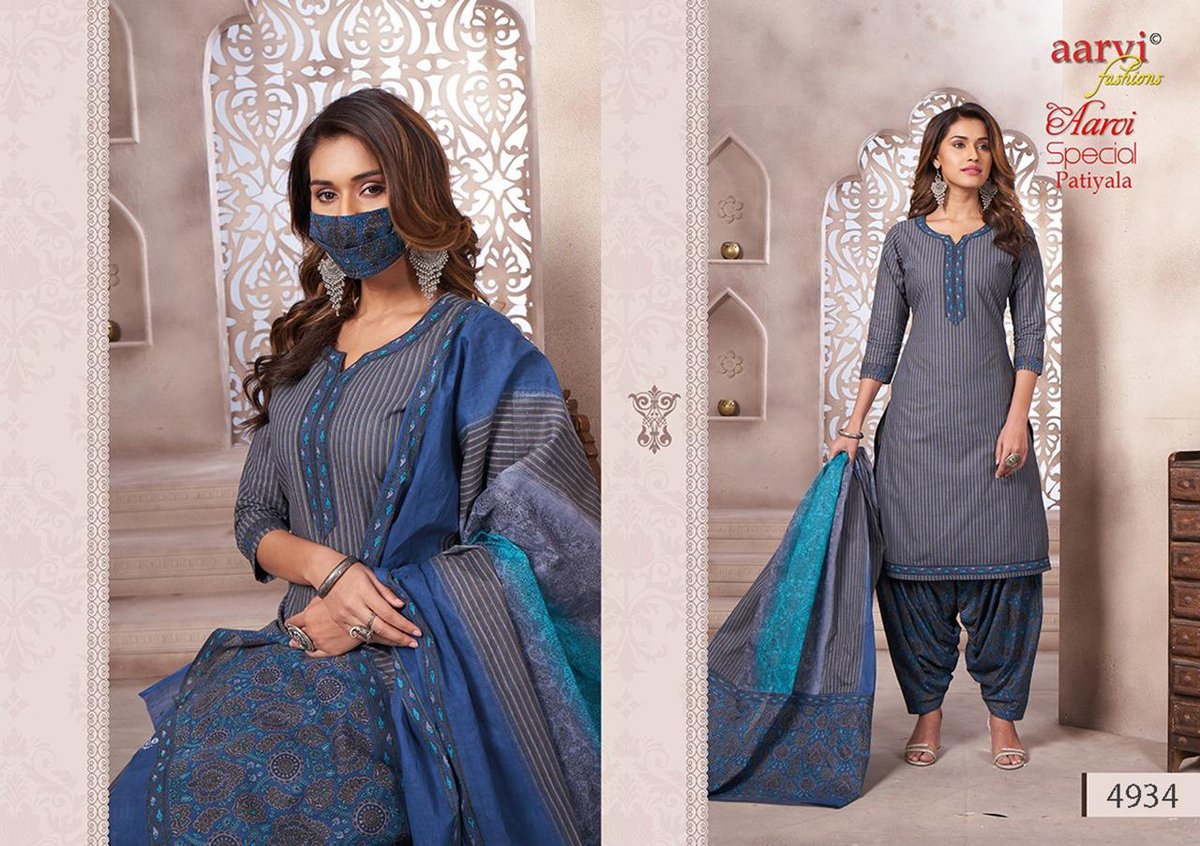 Aarvi Fashion Aarvi Special Patiyala Vol-14 4931-4942 Series 4