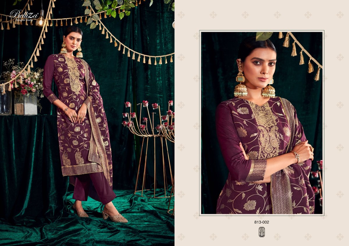 Belliza Designer Rang Veda 813-001 to 813-006 Series 2