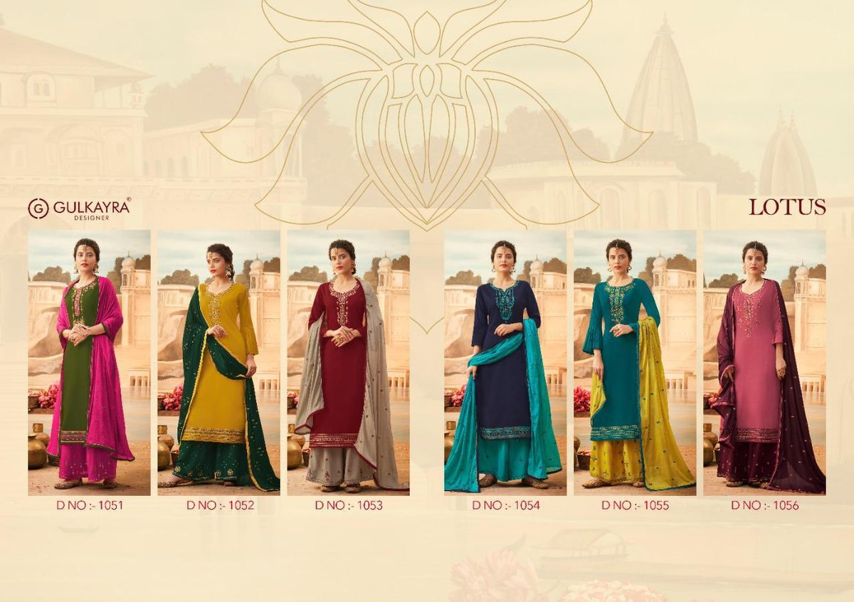Aashirwad Creation Gulkayra Designer Lotus 1051-1056 Series 7
