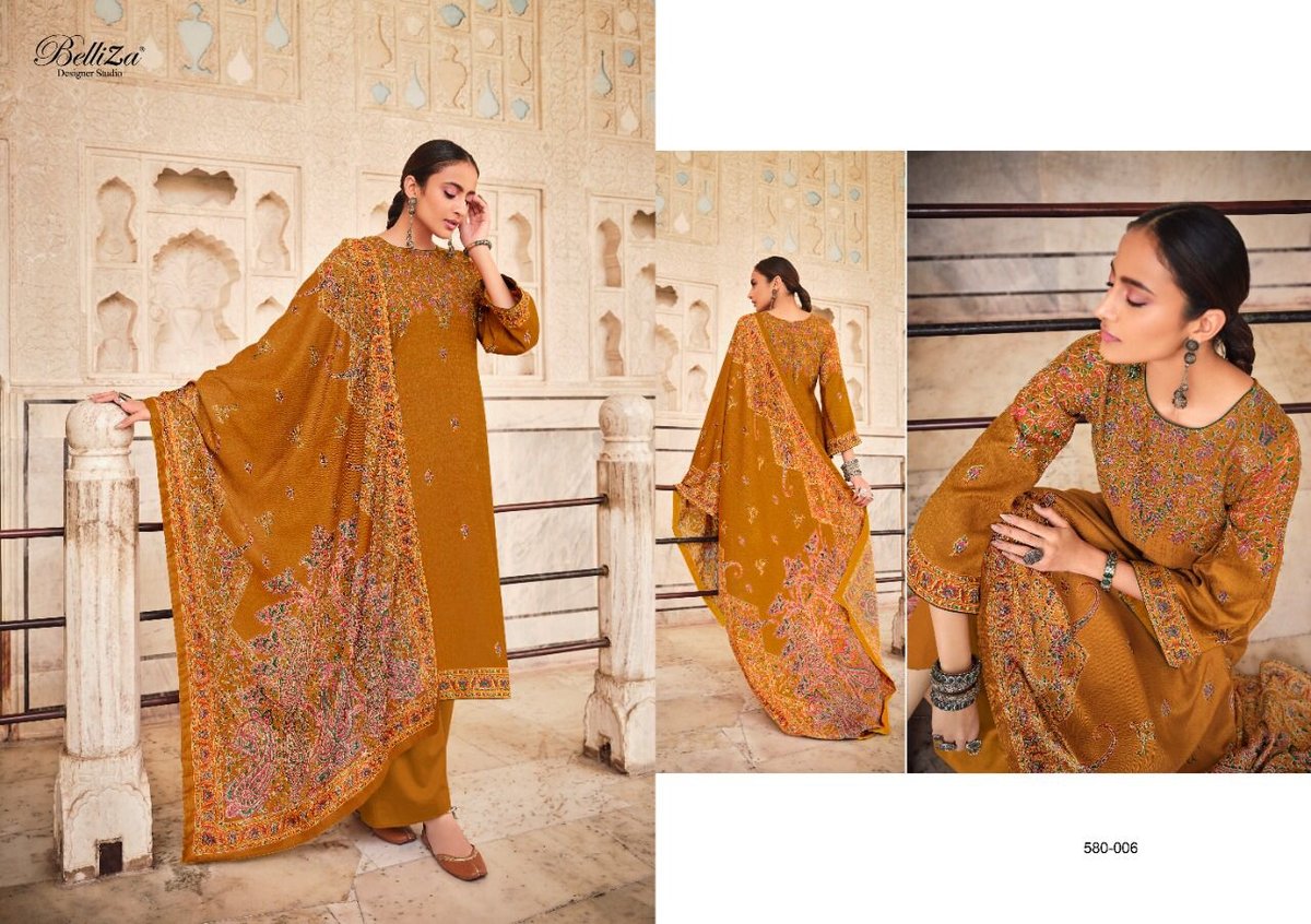 Belliza Designer Kashmiriyat 580-001 to 580-010 Series 6