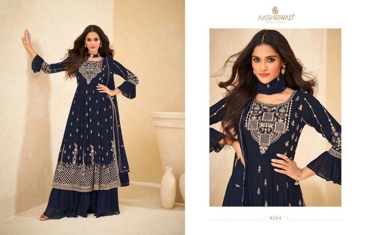 Aashirwad Creation Limelight 9204-9208 Series 1