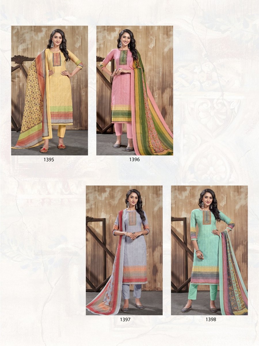 Bipson Prints Nazakat Vol-1 1395-1398 Series 5