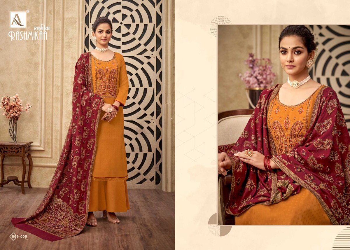 Alok Suits Rashmika 869-001 to 869-007 Series 5