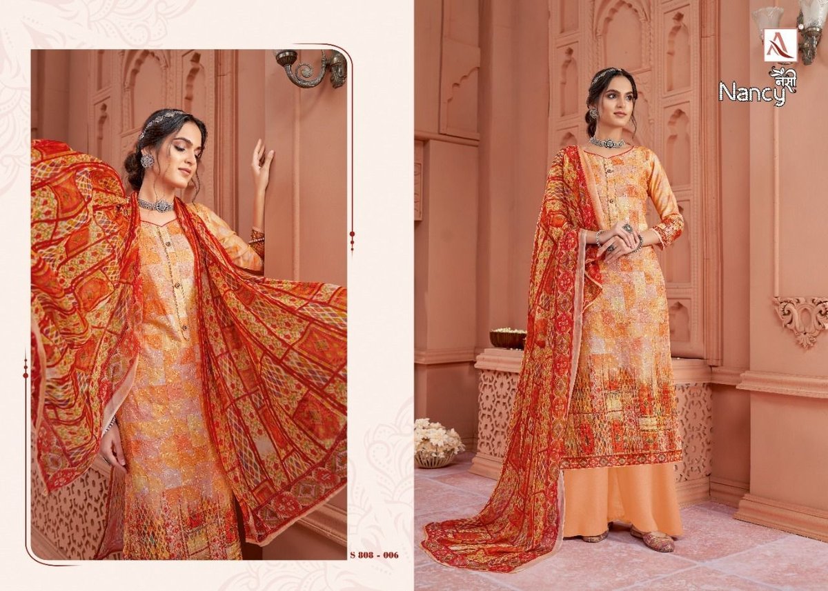 Alok Suit Nancy 808-001 to 808-008 Series 6