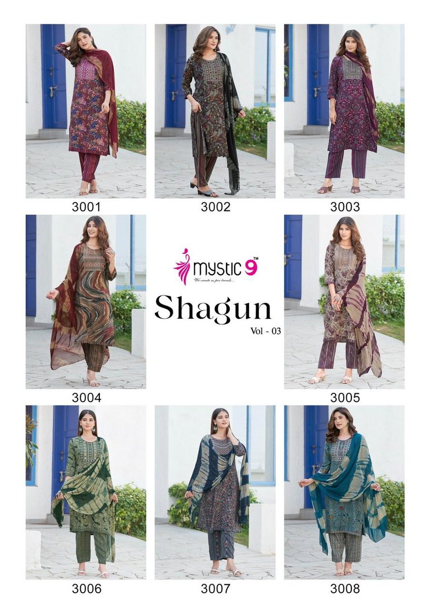 MYSTIC 9 SHAGUN VOL-3 3001 TO 3008 9