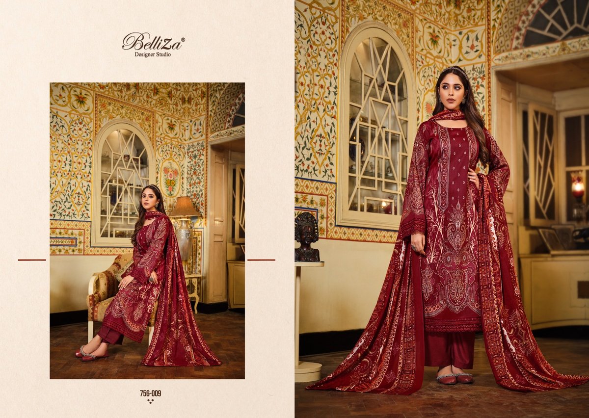 Belliza Designer Haafiza 756-001 to 756-010 Series 9