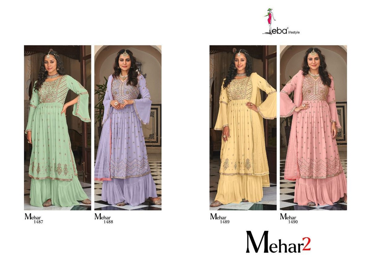 Eba Lifestyle Mehar Vol-2 1487-1490 Series 9