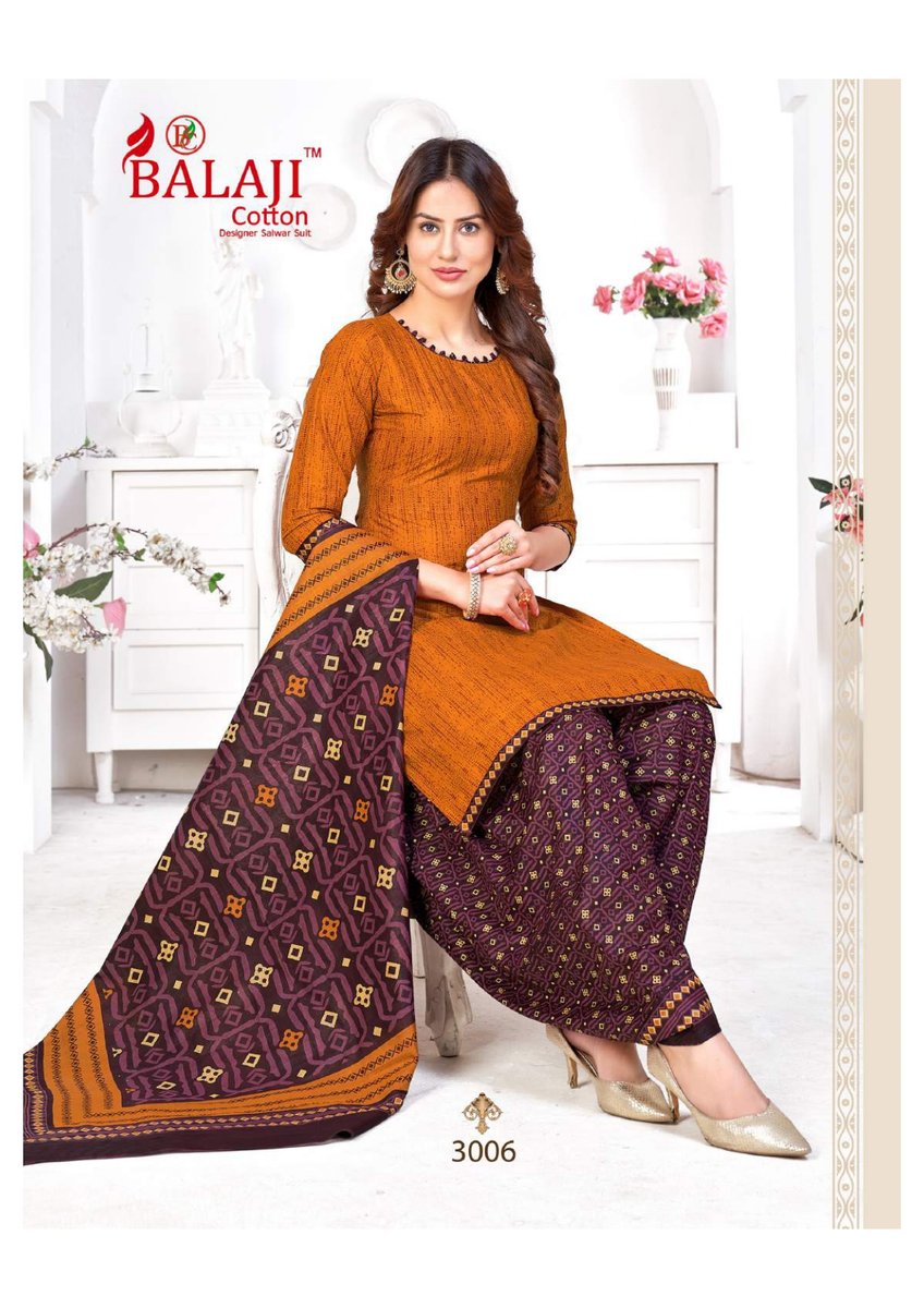 Balaji Cotton Sui Dhaga Vol-3 3001-3012 Series 6