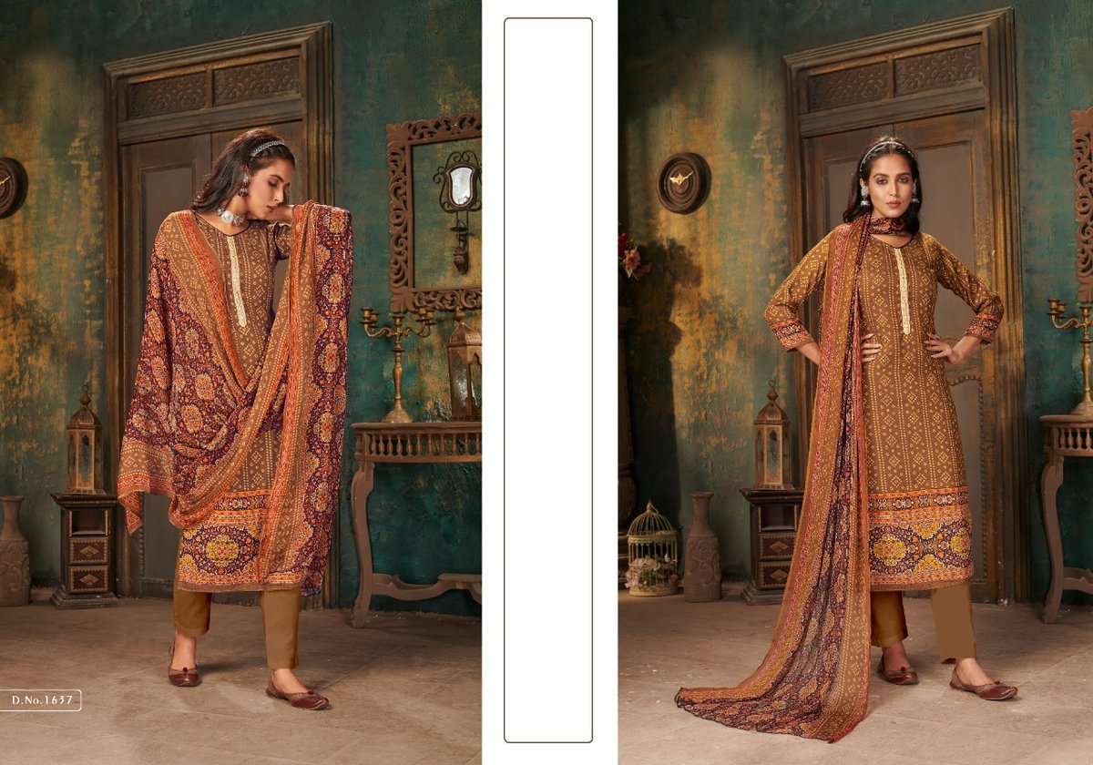 Bipson Prints Phulkari 1632-1639 Series 6