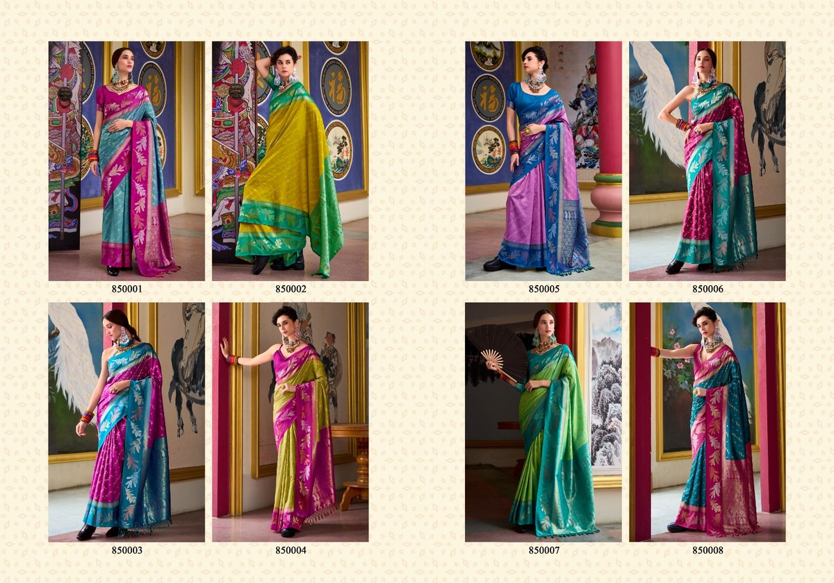 RAJPATH LEAF SILK 850001 TO 850008 9