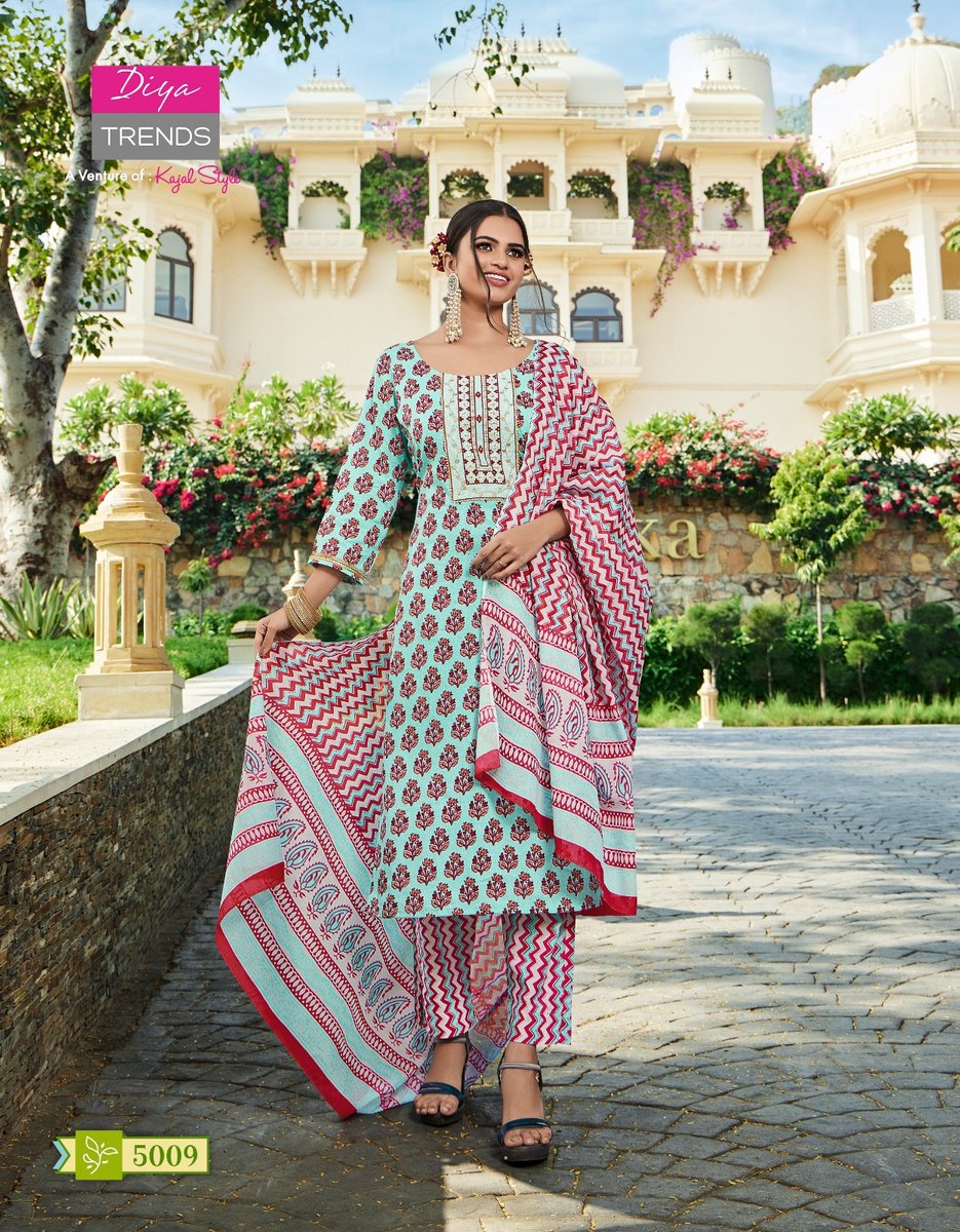 Diya Trends Odhani Vol-5 5001-5010 Series 9