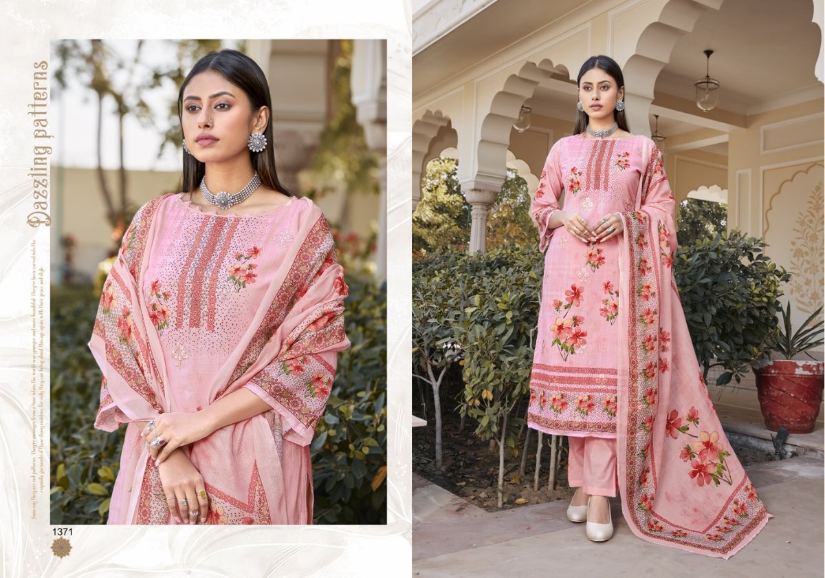 Bipson Prints Nargis Vol-02 1370-1373 Series 2