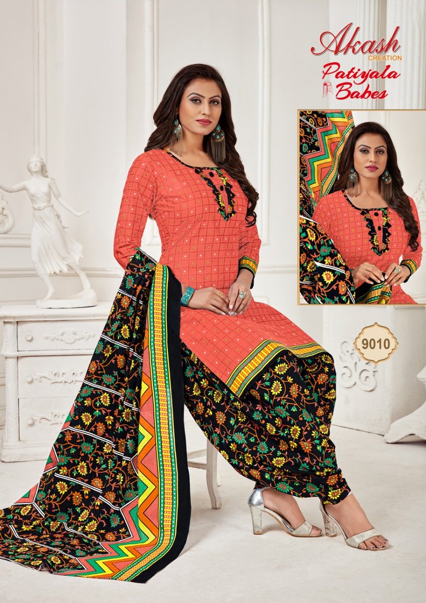 Akash Creation Patiyala Babes Vol-9 9001-9010 Series 10