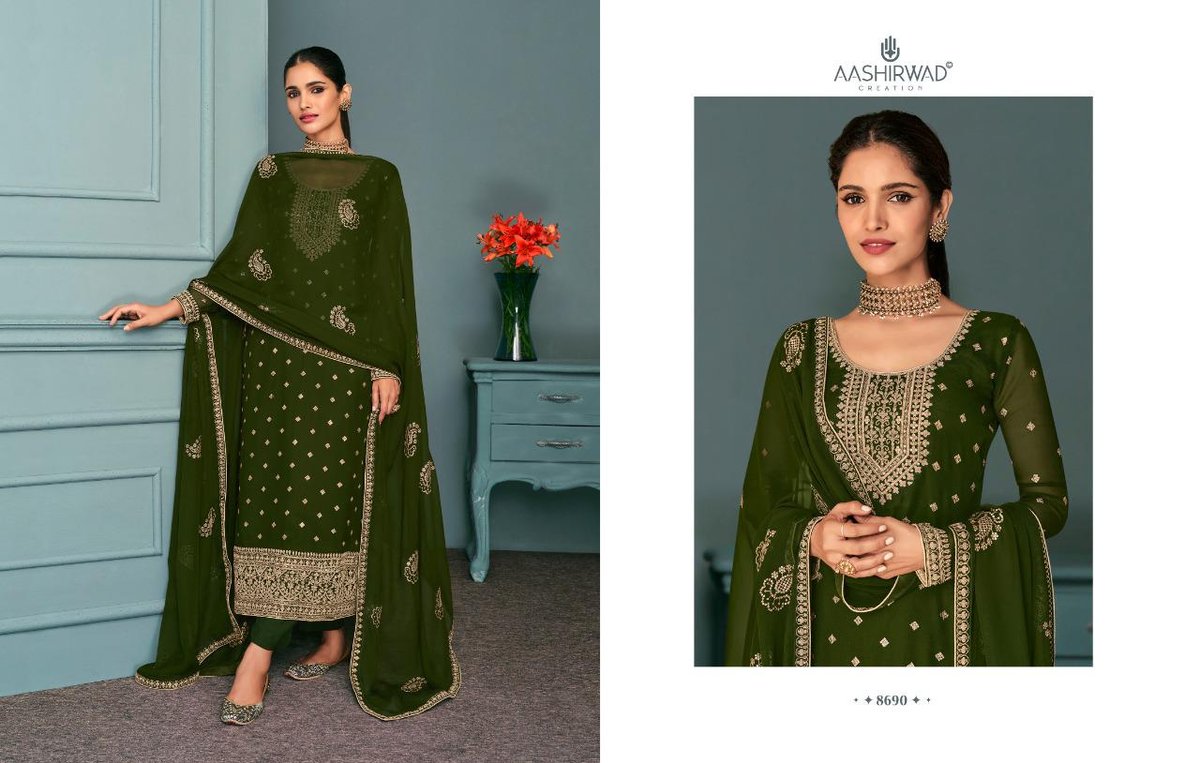Aashirwad Creation Chandni 8688-8693 Series 3