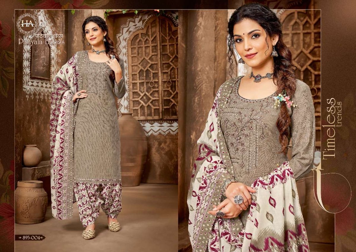 Harshit Fashion Patiyala Babes 895-001 to 895-010 Series 4