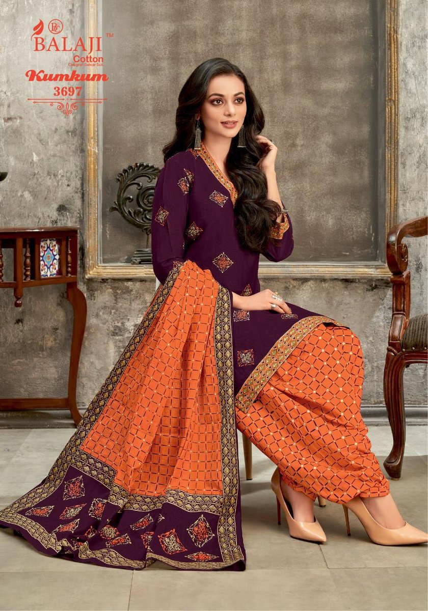 Balaji Cotton Kumkum Vol-25 3691-3710 Series 7