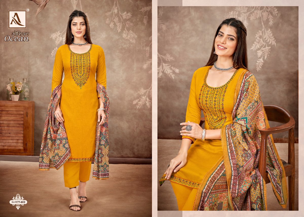 Alok Suit Ocean 1177-001 to 1177-006 Series 2