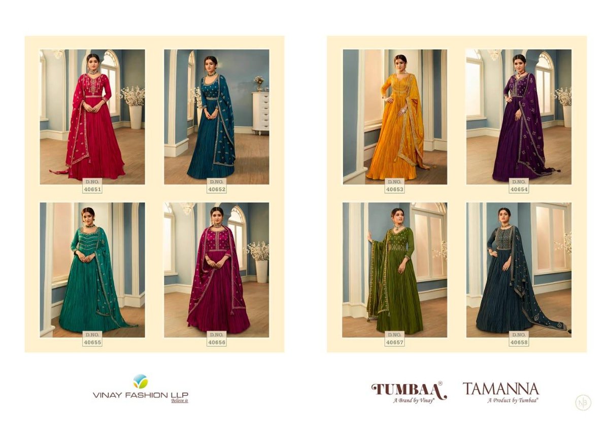 Vinay Fashion Tumbaa Tamanna 40651-40658 Series 9