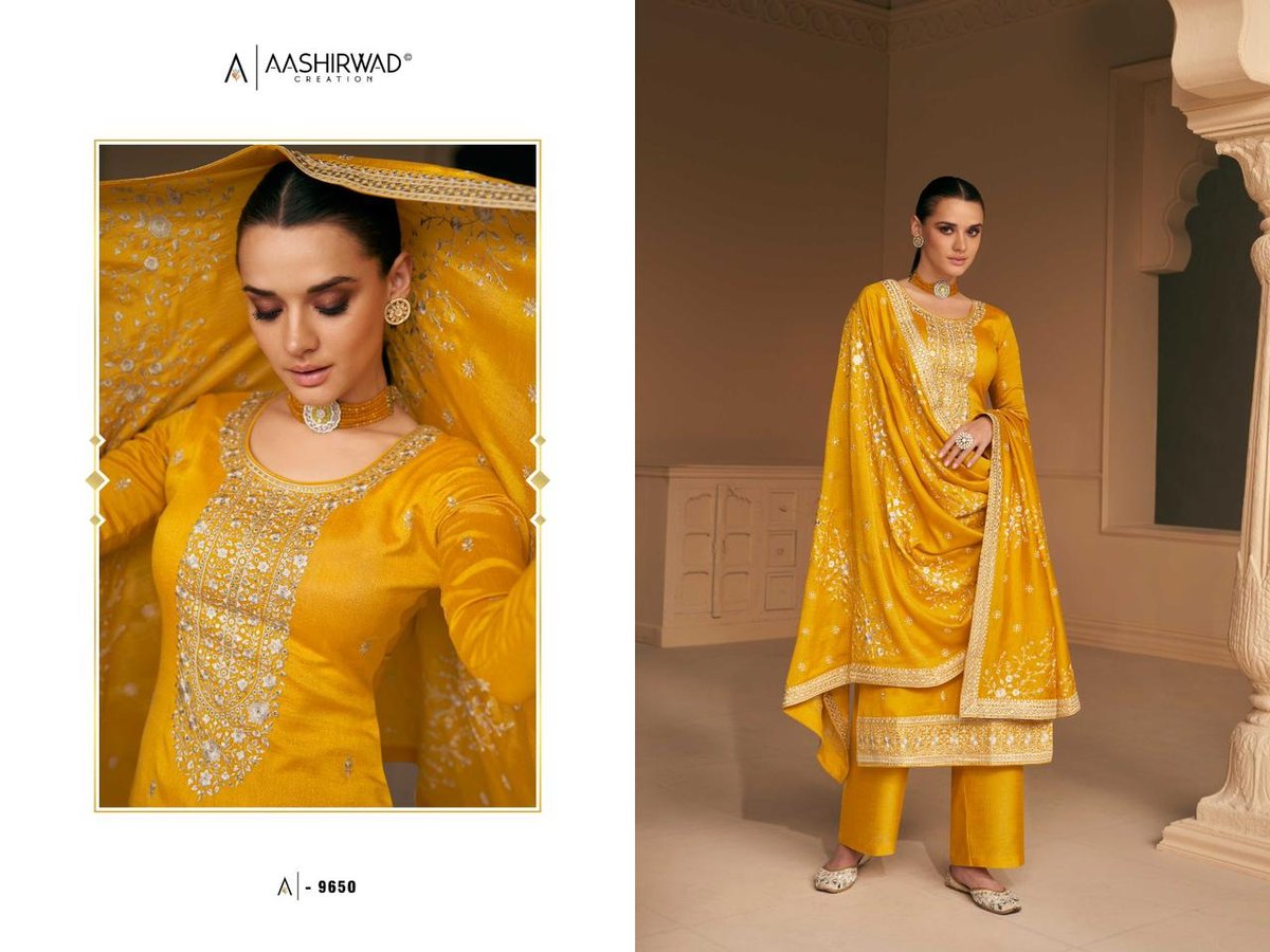 Aashirwad Creation Falak 9650-9654 Series 1