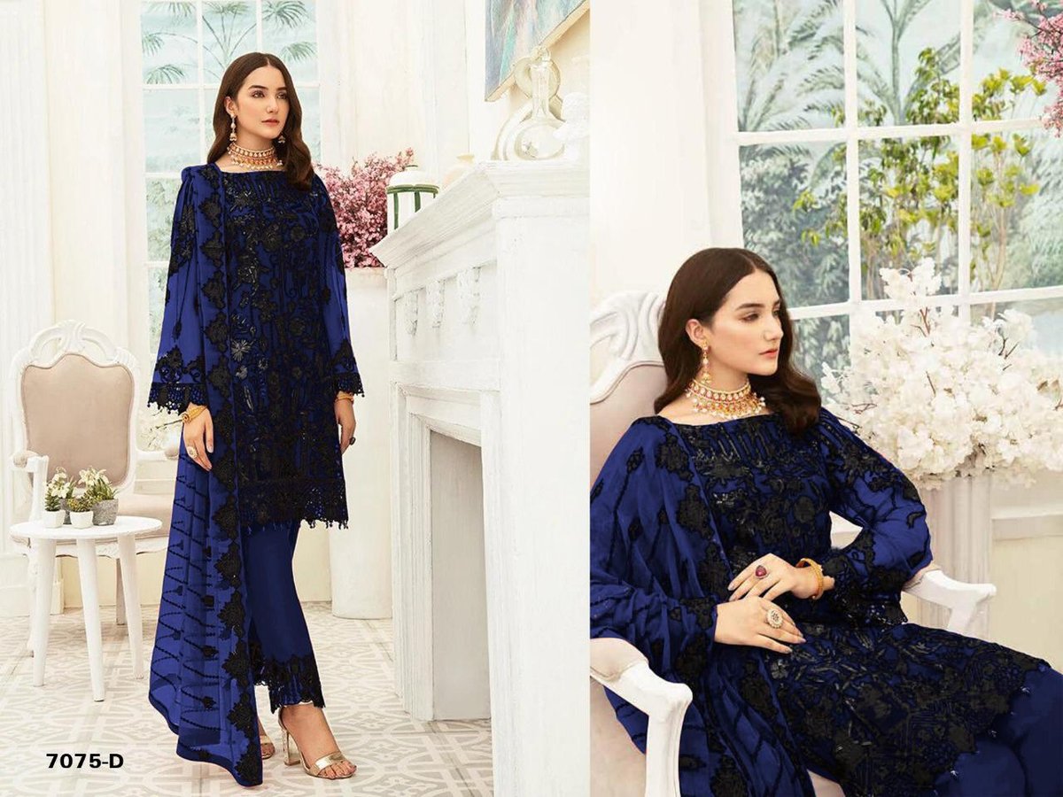 AGF 7075 Colors Pakistani Style Suits 4