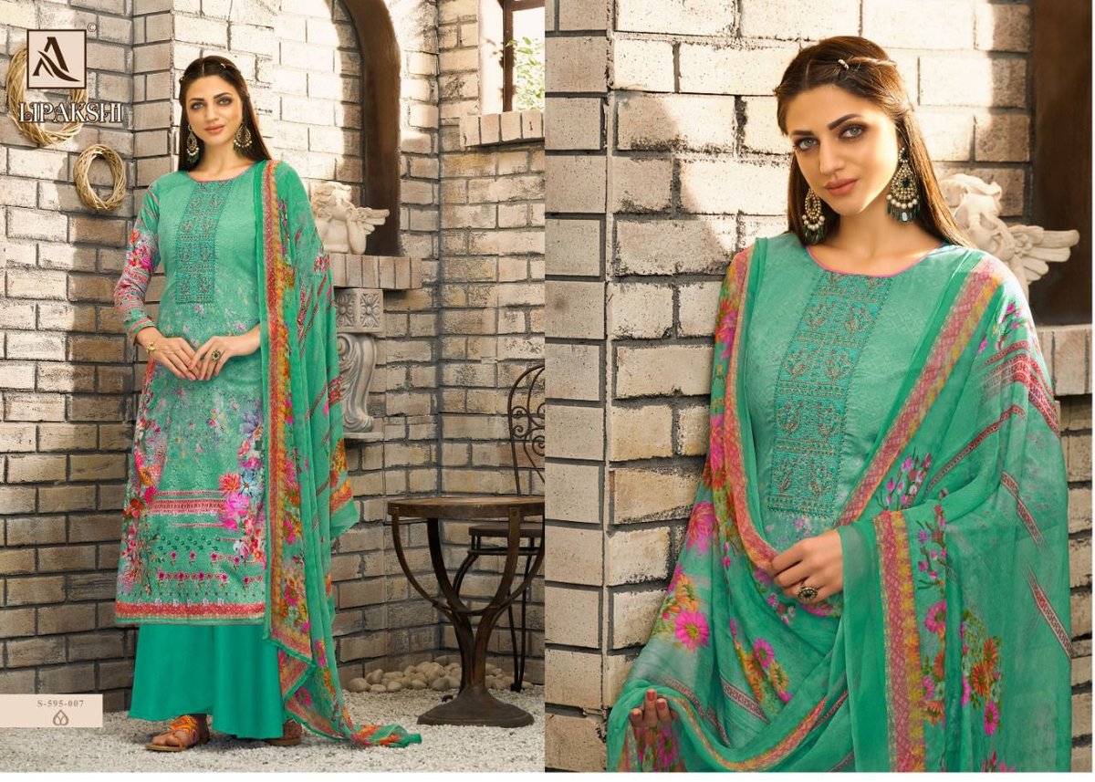 Alok Suits Lipakshi 595-001 To 595-010 Series 7